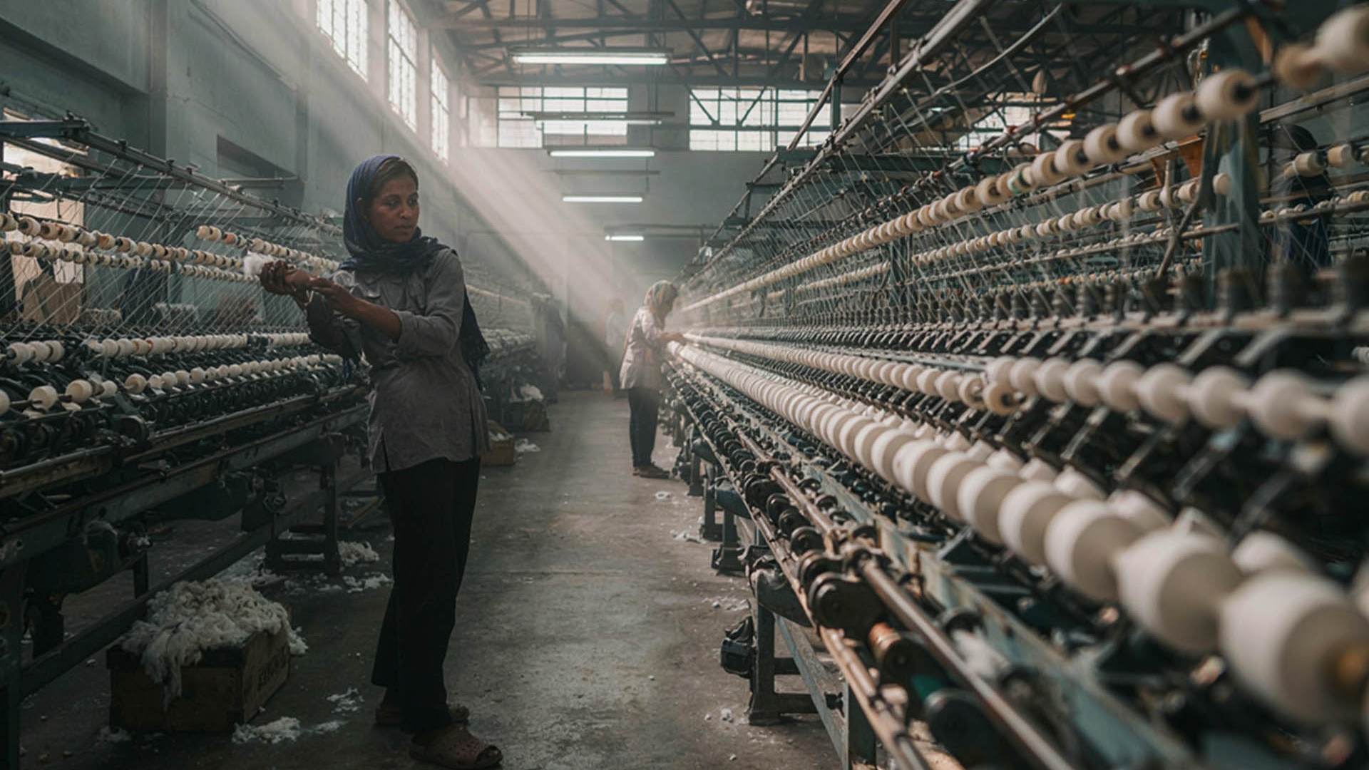 Cotton supply rises and falls with harvests, which leaves it exposed to El Niño in a way that synthetic fibres produced in factories largely are not.